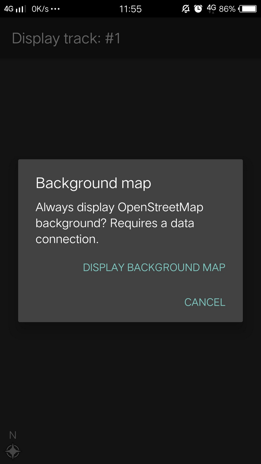 Option to display your background map