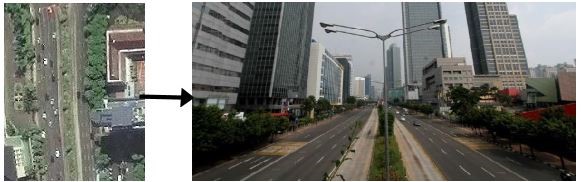 Part of Thamrin road