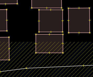 Downloaded Area (black) dan Outside Downloaded Area (diagonal lines)