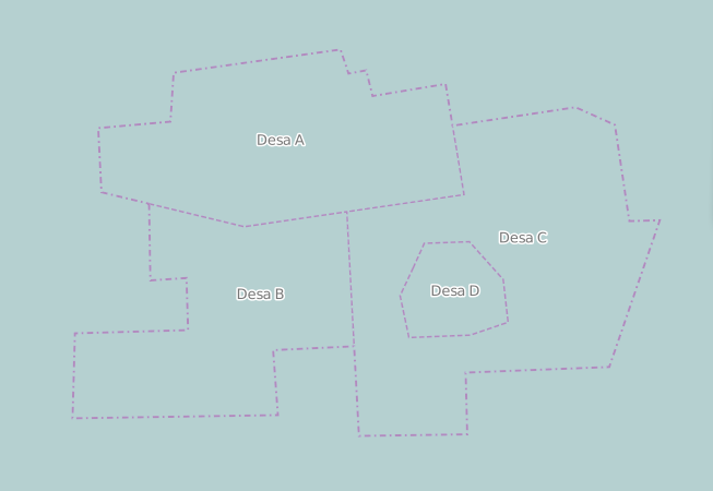 Example the administrative boundary in OSM