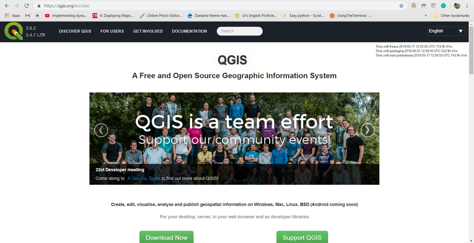 halaman QGIS